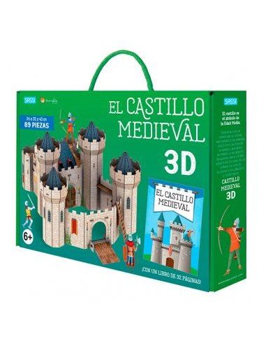 El Castillo Medieval. 3D Carton. Con Maqueta. Edic. Ilustrado (Español)