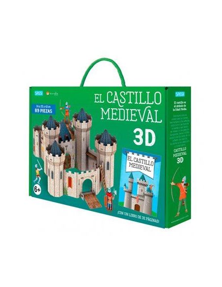 El Castillo Medieval. 3D Carton. Con Maqueta. Edic. Ilustrado (Español)