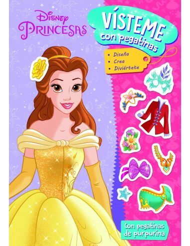 Princesas. Vísteme Con Pegatinas