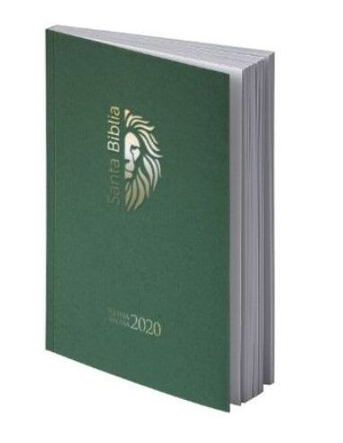 Biblia Rvr2020 Tamaño Manual Letra Grande Rústica Verde