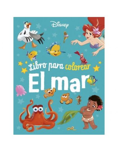 Disney. Libro Para Colorear. El Mar|Libreriasalesiana