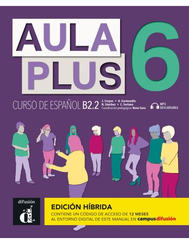 Aula Plus 6 Ed. Hibrida . Libro Del Alumno|Libreriasalesiana