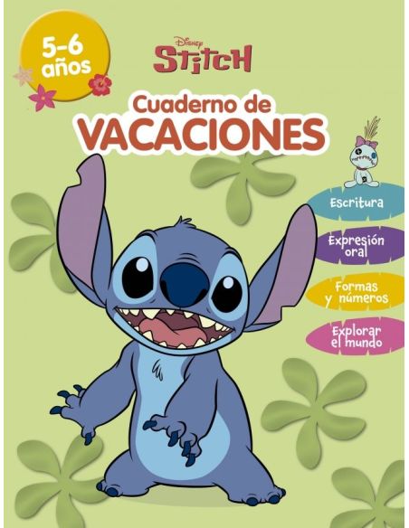 Stitch. (5-6 Años) (Disney. Cuaderno De Vacaciones)