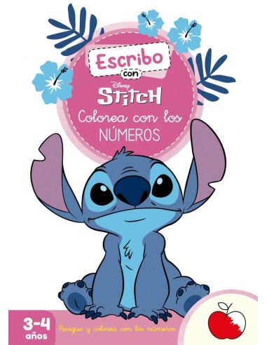 Escribo Con Stitch. Colorea Con Los Números (Disney. Primeros Aprendizajes)