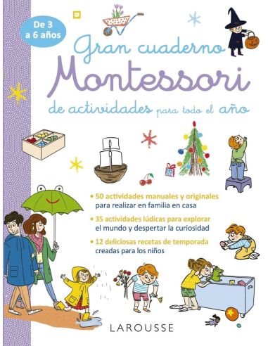 Gran Cuaderno Montessori De Actividades Para Todo El Año