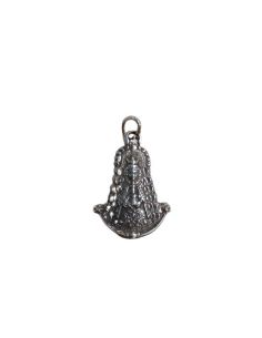 Medalla V. Rocio Metal Plata Baño 5µm 22Mm