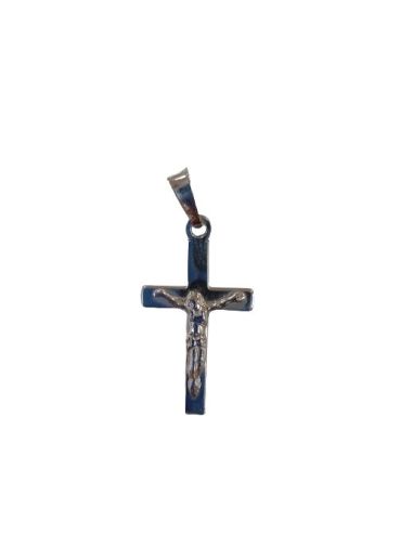 Cruz Plata De Ley C/Cristo 30Mm