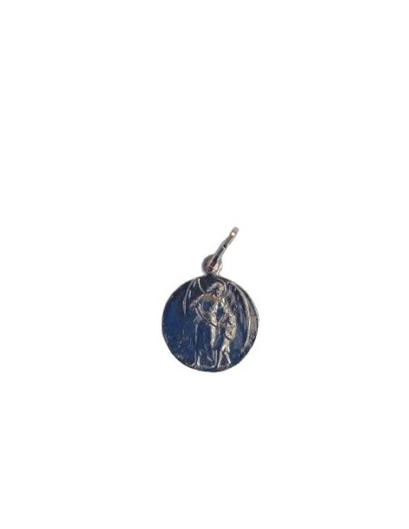 Medalla Plata Angel Guarda 14,5Mm Pl