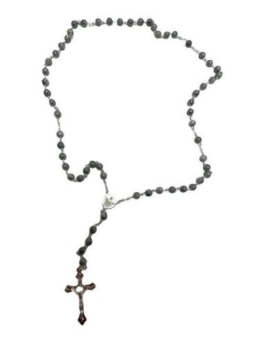 Rosario Cristal Marm. 6Mm Color Gris Milagrosa
