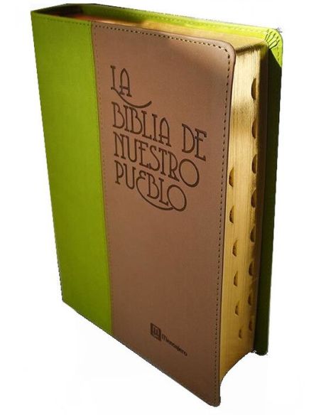 Biblia De Nuestro Pueblo (Dos Tonos) -Piel