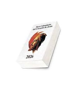 Taco calendario del corazón de jesús - clásico - 2026