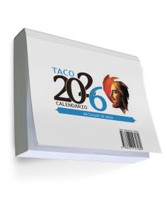 Taco 2026 Calendario Del Corazon De Jesus Notas Con Iman