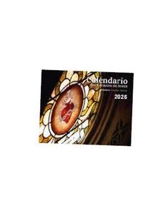 Calendario Del Corazón De Jesús 2026 - Pared Con Faldillas