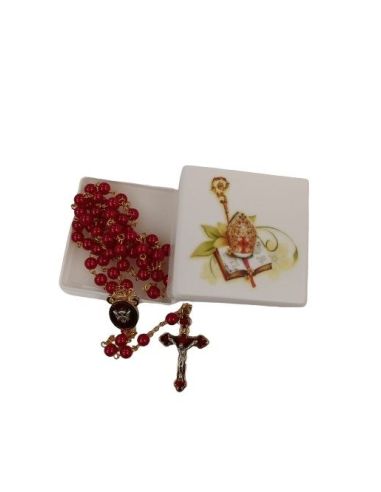 Rosario Cristal Confirmacion Con Caja