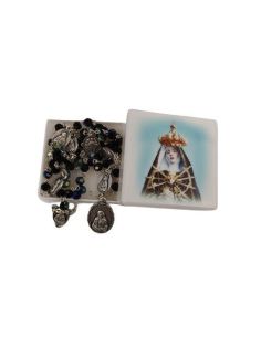 Rosario Cristal Dolorosa Con Caja