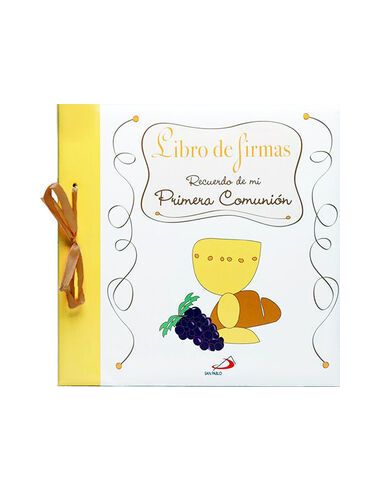 Libro de firmas. recuerdo de mi primera comunión