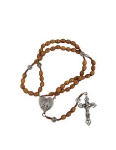 Rosario Cuerda Madera Pino Milagrosa