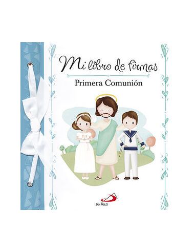 Mi libro de firmas. mi primera comunión (azul)