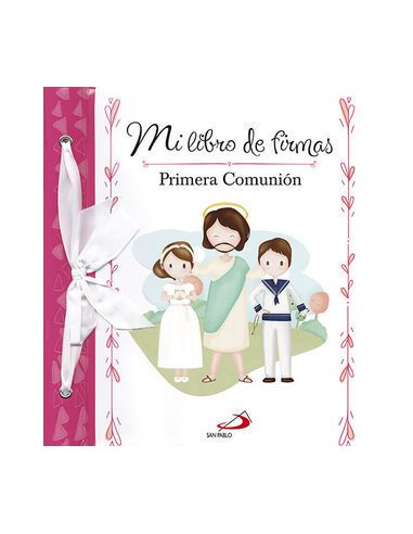 Mi libro de firmas. mi primera comunión (rosa)