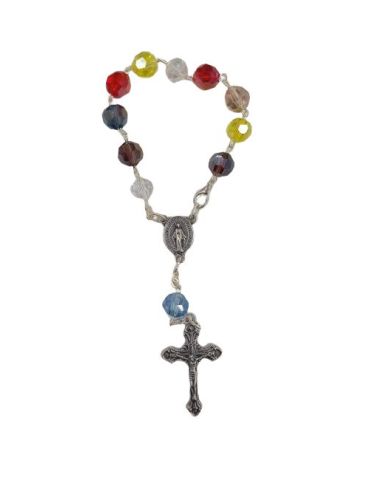 Decena Cristal 7Mm Multicolor Surtidos