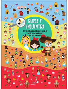 Busca Y Encuentra - Los Tres Cerditos, Blancanieves, Alicia En El Pais De Las Maravillas Y El Gato Con Botas