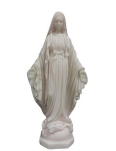 Milagrosa 16,5Cm Blanca Marmolina