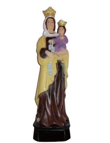 Virgen Del Carmen Resina 20 Cm