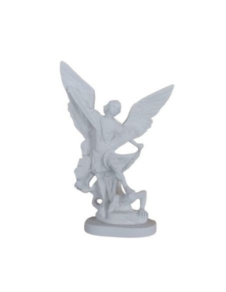 San Miguel Blanco Resina Marmol 20Cm