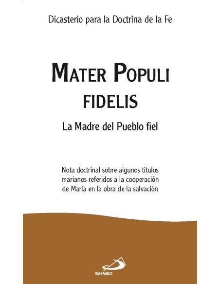 Mater Populis Fidelis