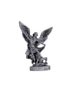 Imagen Resina San Miguel 9Cm Col.Plateado