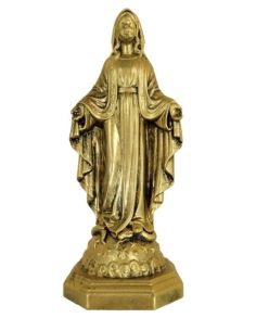 Imagen Resina Milagrosa 15Cm Dorada