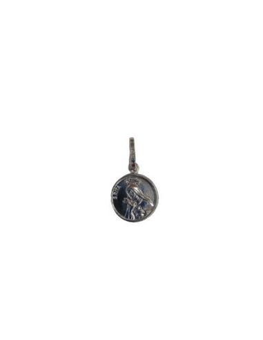 Medalla plata santa rita 11mm pl