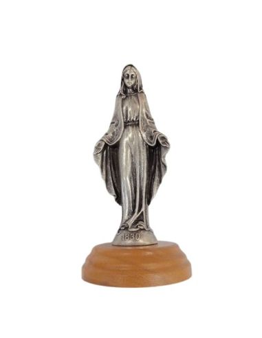 Imagen Base Madera Redonda  Milagrosa 8Cm+Base