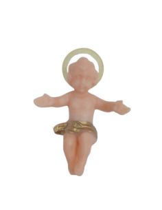 Niño Plast. Color Carne Manos Brazos Abiertos 4Cm