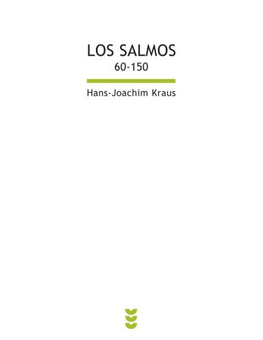 Los Salmos Ii Del 60 Al 150