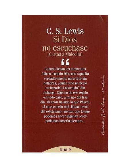 Si Dios No Escuchase