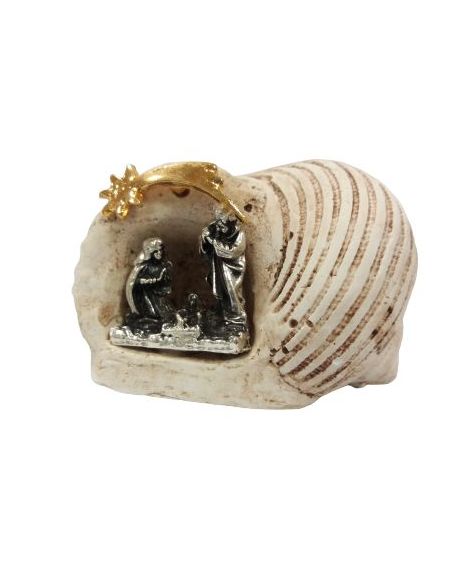 Nacimiento 50Mm Ceramica Metal Caracola