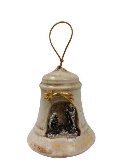 Nacimiento 50Mm Ceramica Metal Campana
