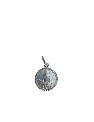Medalla Plata San Judas Tadeo 14,5Mm Pl