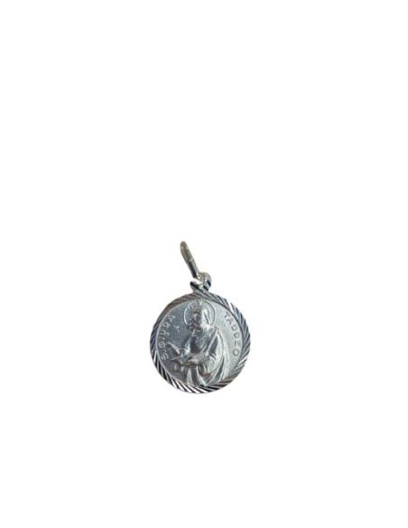 Medalla Plata San Judas Tadeo 14,5Mm Pl