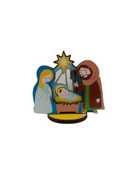 Nacimiento Madera Infantil 50X50Mm|Libreriasalesiana