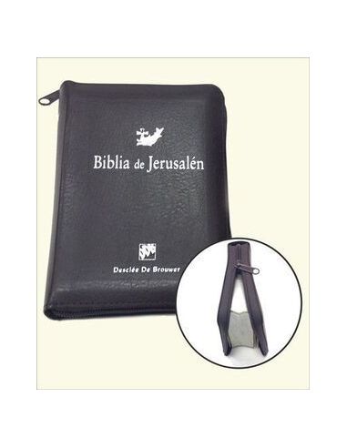 Biblia de jerusalén de bolsillo con cremallera|Libreriasalesiana