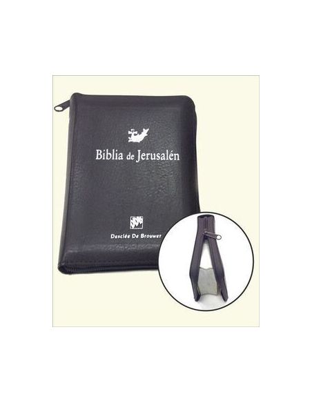 Biblia de jerusalén de bolsillo con cremallera|Libreriasalesiana