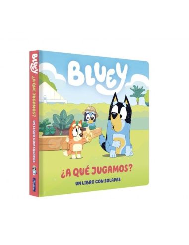 Bluey. Libro De Cartón Con Solapas - ¿A Qué Jugamos?