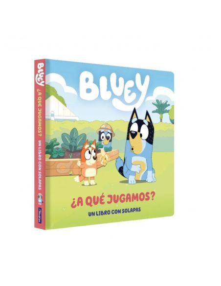 Bluey. Libro De Cartón Con Solapas - ¿A Qué Jugamos?