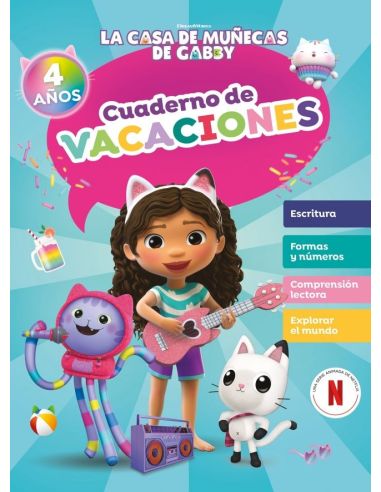 La Casa De Muñecas De Gabby. Cuaderno De Vacaciones - 4 Años