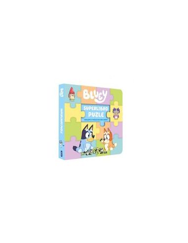 Bluey. Libro Juguete - Superlibro Puzzle. 4 Puzles De Dos Caras Para Leer Y Juga