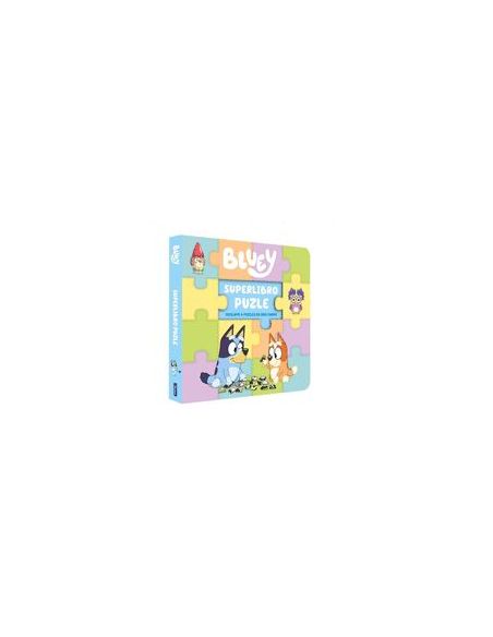 Bluey. Libro Juguete - Superlibro Puzzle. 4 Puzles De Dos Caras Para Leer Y Juga