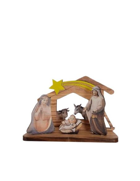 Nacimiento Madera Olivo Portal 85X35X60Mm