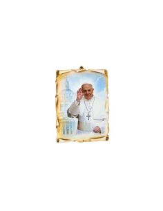 Tabla Pergamino 13X18 Papa Francisco